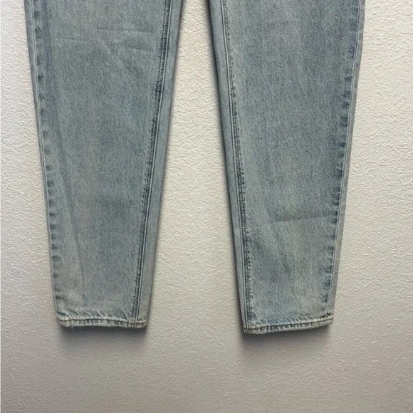 American Eagle Highest Rise Baggy Straight Jeans Light Wash Size 24 - Picture 3 of 13
